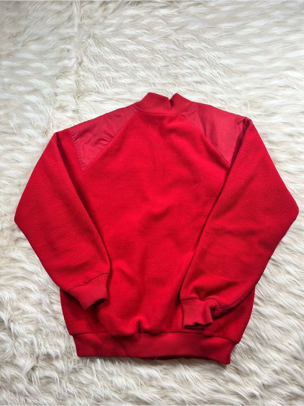 Vintage Helly Hansen Fleece Full Zip Men's L Red - Picture 4 of 7